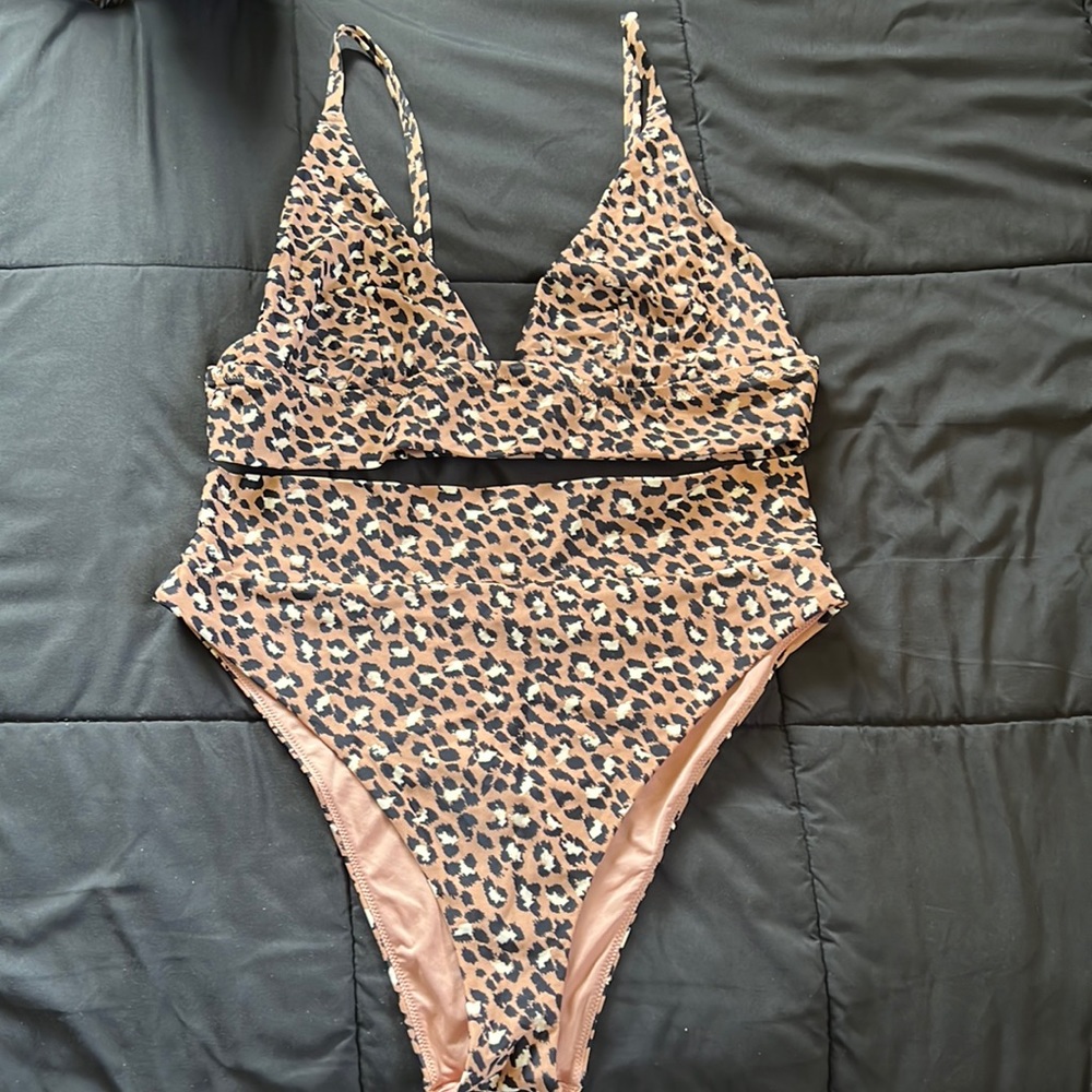 Aerie High Cut Cheeky/Triangle Top Binkini